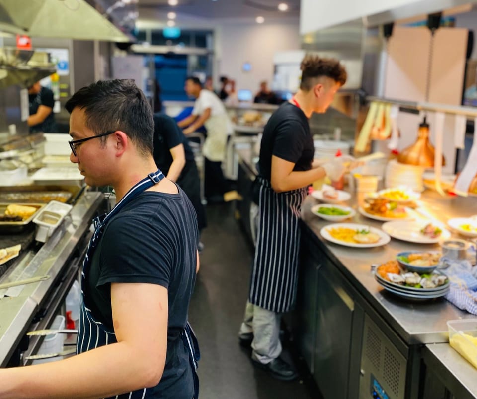 Lunch, dinner served; local cuisine, pool views 