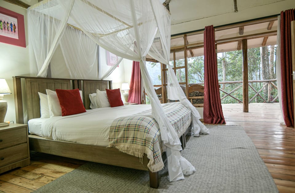 Deluxe Double or Twin Room, 1 Bedroom, Park View, Mountainside | In-room safe, desk