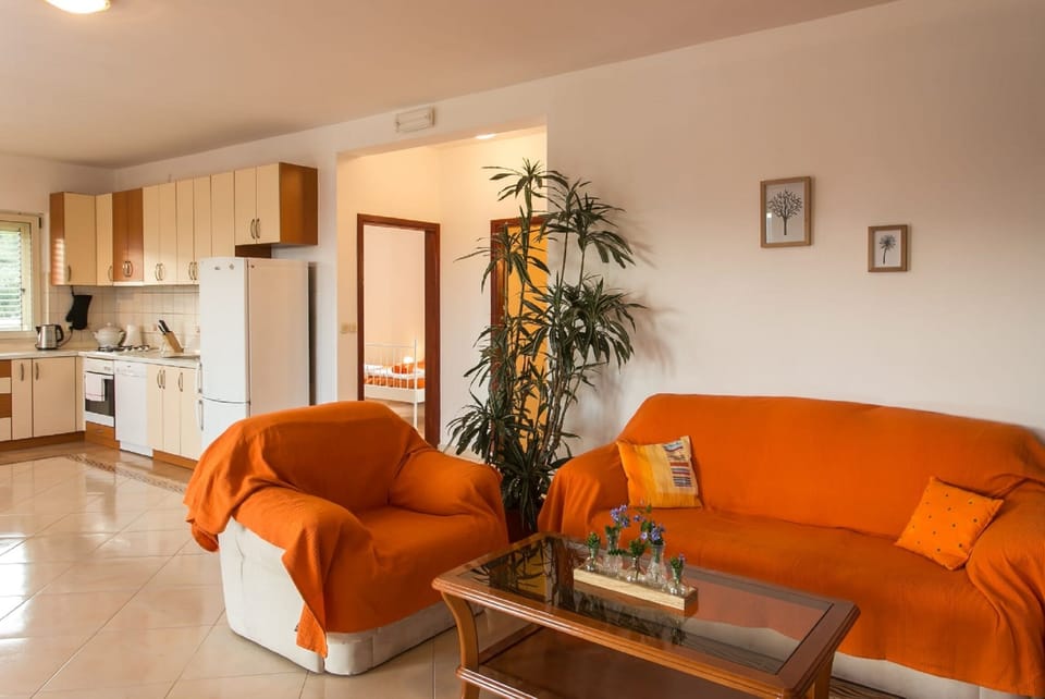 Apartment (Two Bedroom Apartment with Terrace an) | Living room | TV