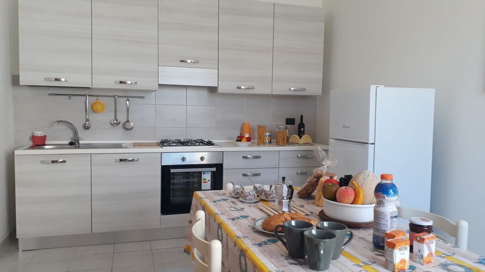 Apartment, 2 Bedrooms, Smoking, Balcony | Private kitchen | Fridge