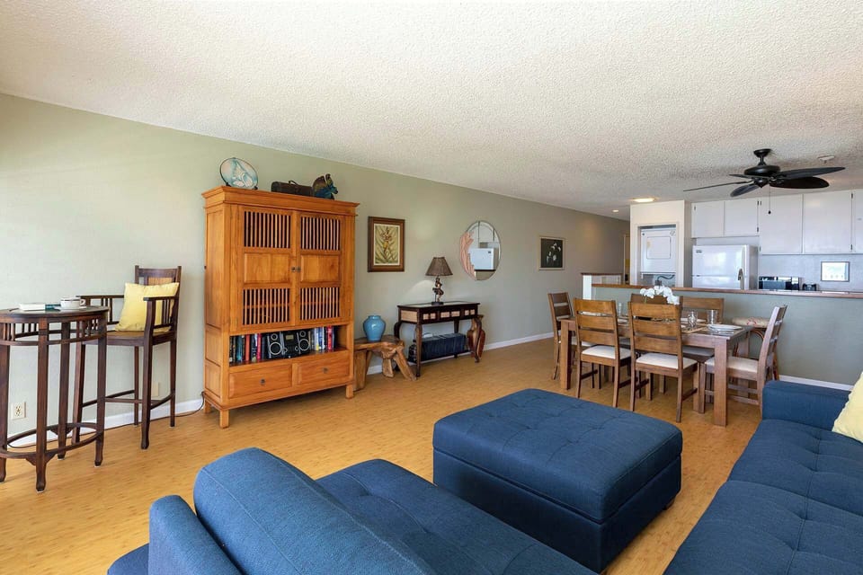 Condo, Multiple Beds, Balcony, Ocean View (Sea Village #2304) | Living area | 42-inch flat-screen TV with digital channels