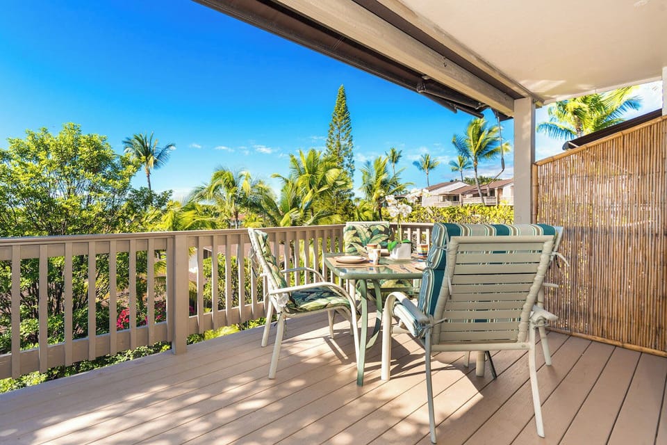 Condo, Multiple Beds, Lanai, Ocean View (Keauhou Resort #110) | Outdoor dining