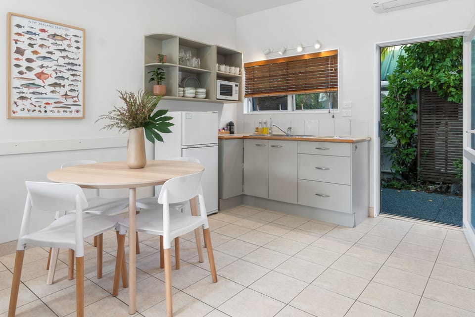 Two Bedroom Apartment | Private kitchenette | Microwave, coffee/tea maker, electric kettle, toaster