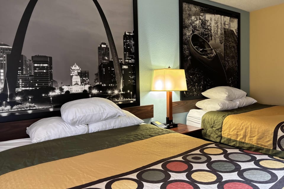 Standard Room, 2 Queen Beds | Desk, laptop workspace, iron/ironing board, free WiFi