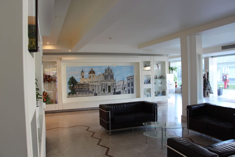 Lobby sitting area