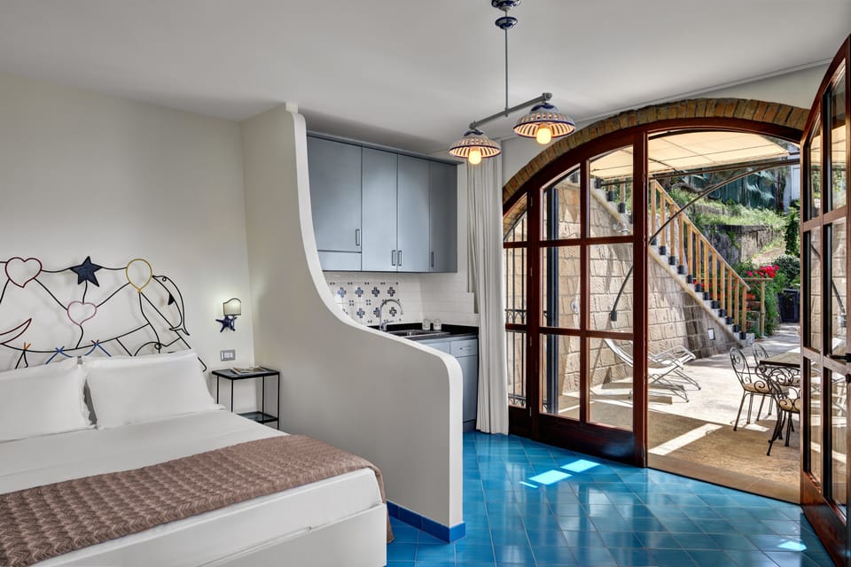Panoramic Studio, Terrace, Sea View | Iron/ironing board, WiFi (free)