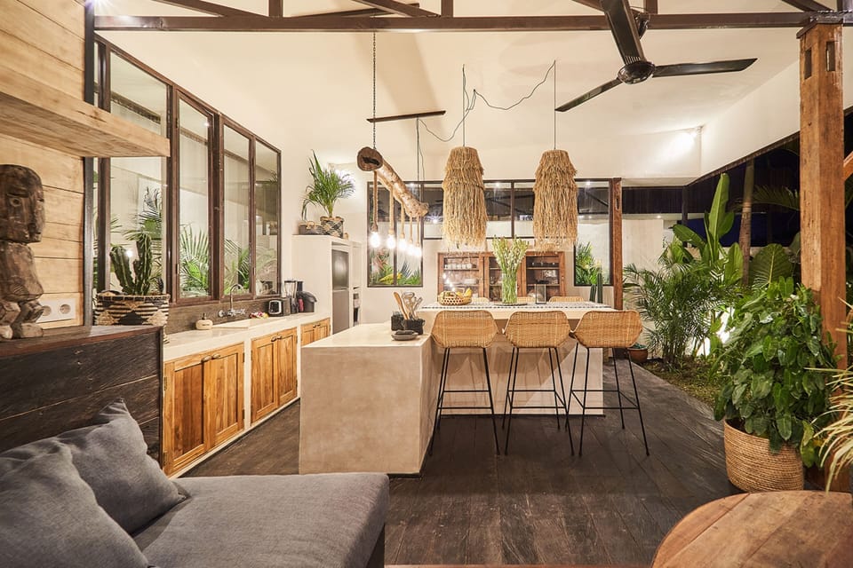 Villa, 3 Bedrooms, Smoking, Private Pool | Private kitchen | Microwave, coffee/tea maker, cookware/dishes/utensils