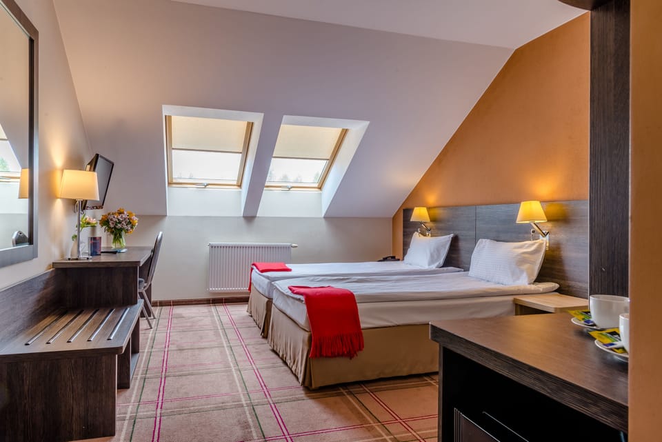 Twin Room | In-room safe, desk, iron/ironing board, cribs/infant beds