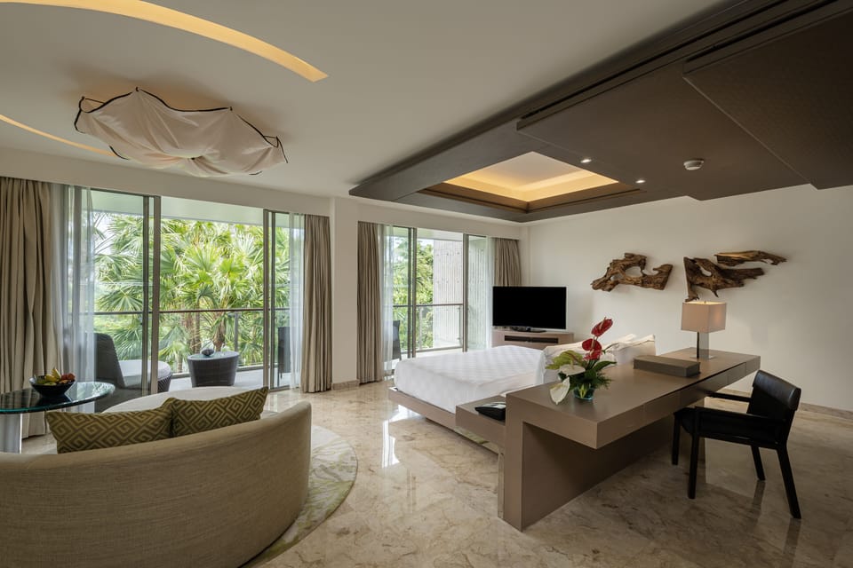 Resort View Twin Suite | Premium bedding, minibar, in-room safe, desk