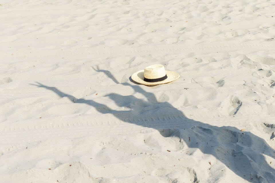 On the beach, white sand, beach bar