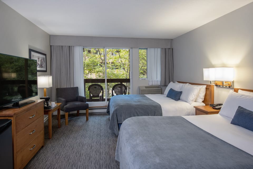 Standard Room, 2 Queen Beds | In-room safe, blackout drapes, iron/ironing board, free WiFi