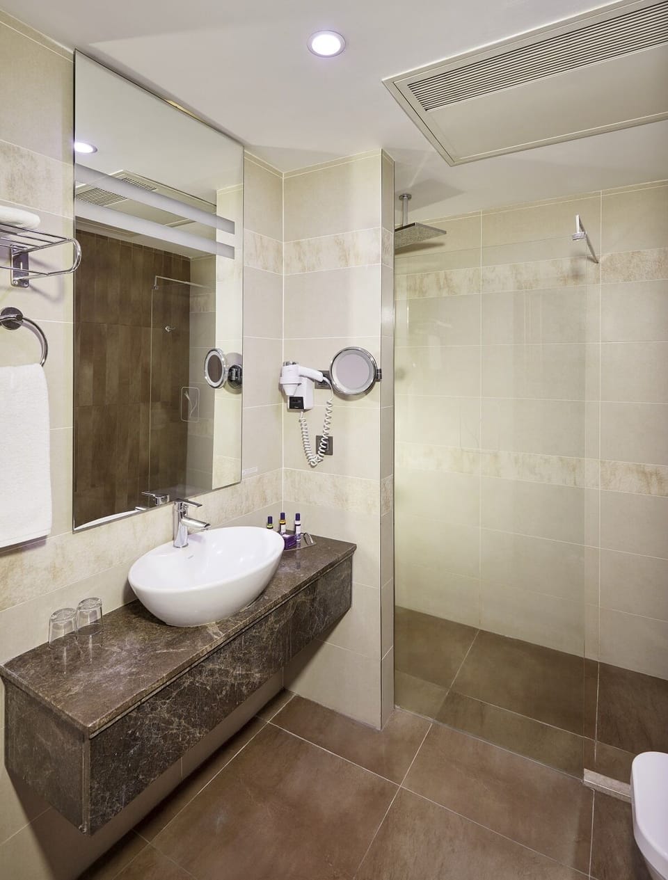 Single Room | Bathroom | Free toiletries, hair dryer, towels
