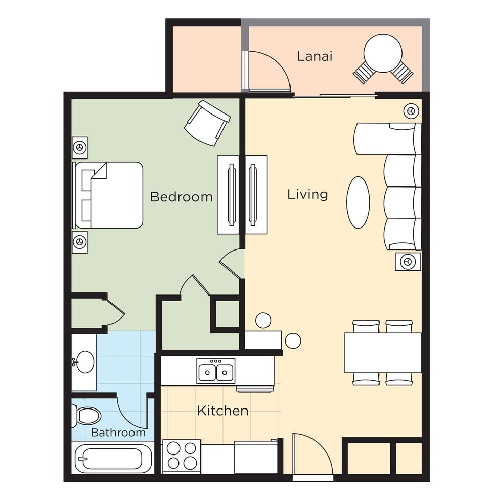 Suite, 1 Bedroom | 1 bedroom, pillowtop beds, in-room safe, blackout drapes
