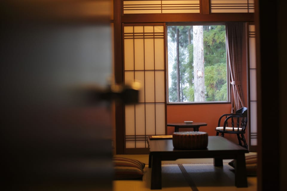 Japanese Style Room for 4 Person | Living area | 32-inch flat-screen TV with digital channels, TV, DVD player