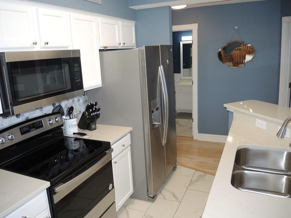 Villa, 2 Bedrooms | Private kitchen | Coffee/tea maker, fridge, microwave, dishwasher