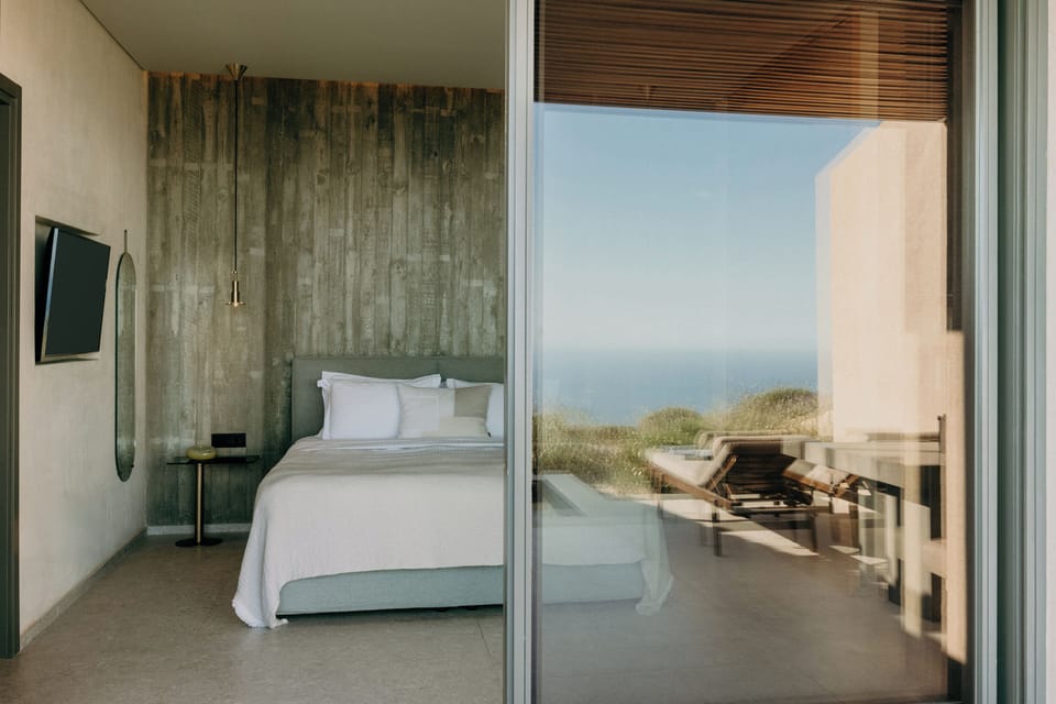 Junior Villa with Private Heated Plunge Pool and Sea View | 1 bedroom, premium bedding, pillowtop beds, free minibar