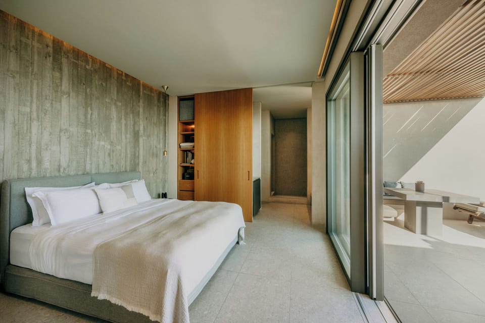Junior Villa with Private Heated Plunge Pool and Sea View | 1 bedroom, premium bedding, pillowtop beds, free minibar