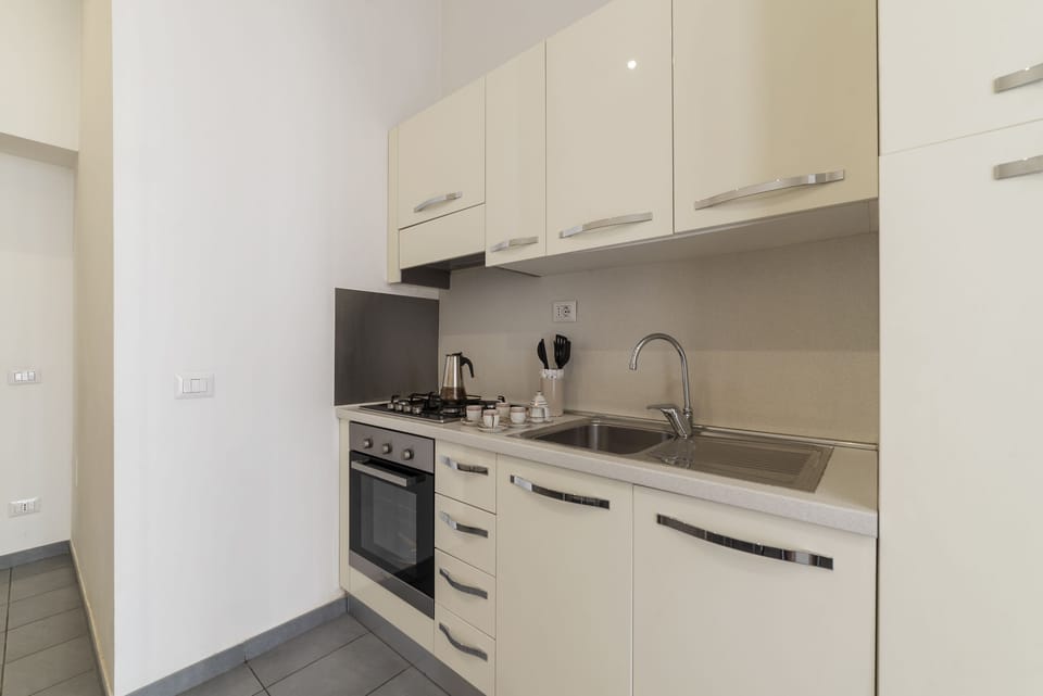 Apartment, 1 Bedroom | Private kitchen | Fridge, microwave, oven, dishwasher