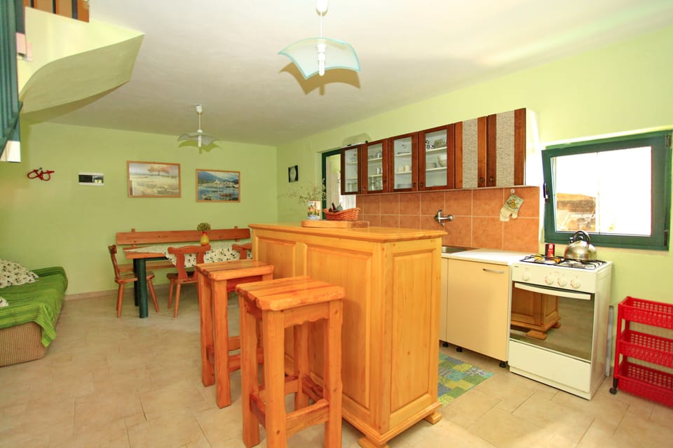 Cottage (Two Bedroom Stone House) | Private kitchen | Fridge