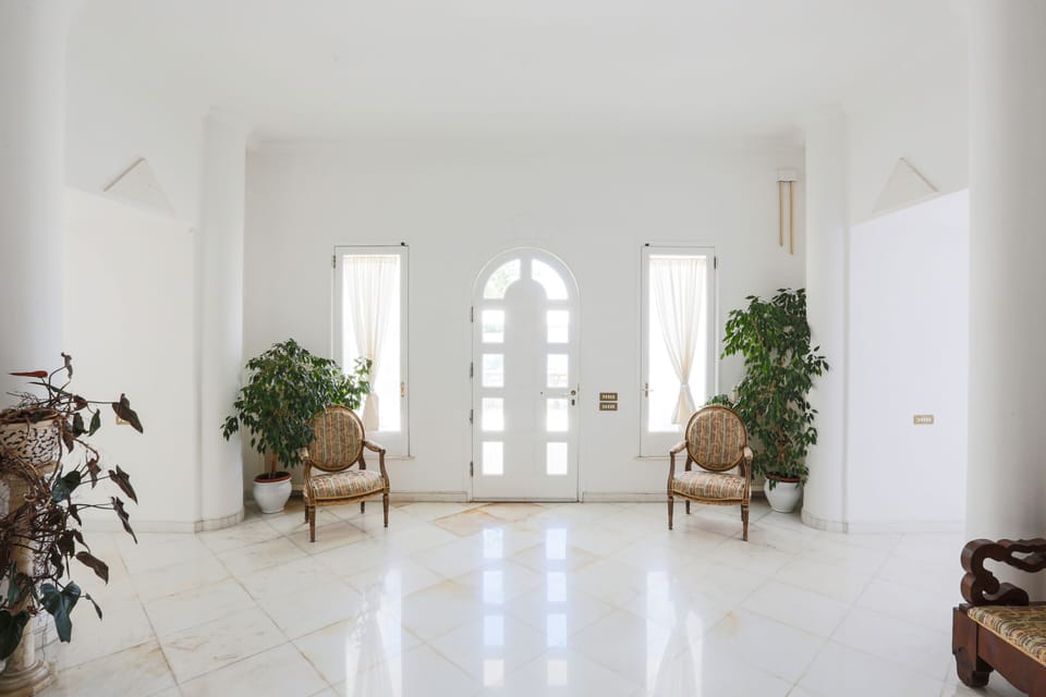 Interior entrance