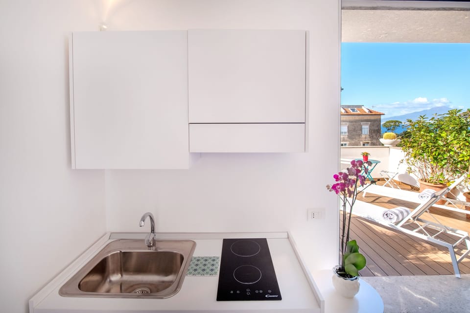 Luxury Villa | Private kitchenette | Fridge, microwave, oven, dishwasher