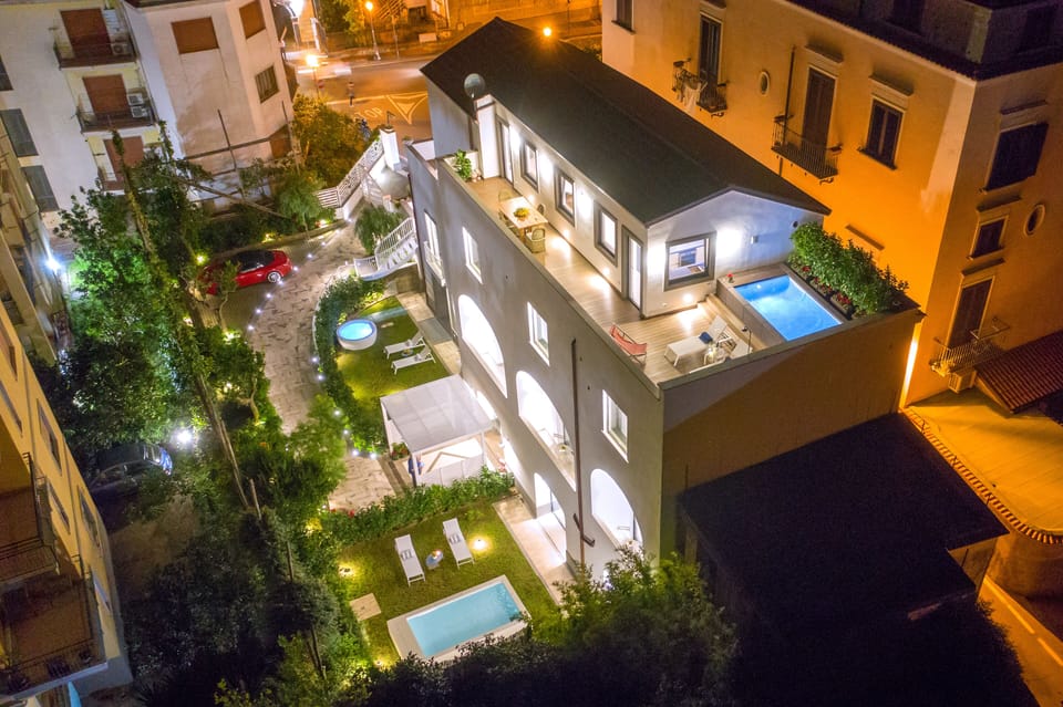 Front of property - evening/night