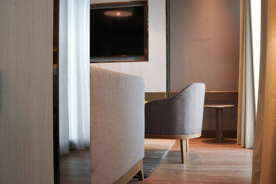 Junior Suite, 1 Bedroom, Smoking | Living area | 48-inch flat-screen TV with satellite channels, TV, toys