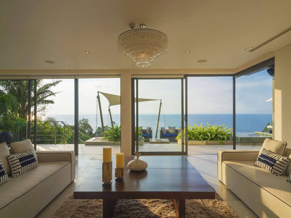 Villa, 6 Bedrooms | Living room | 42-inch flat-screen TV with satellite channels, LED TV, DVD player