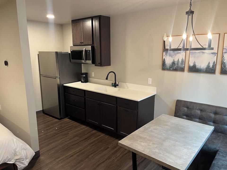 Deluxe Double Room | Private kitchenette | Microwave, freezer, ice maker