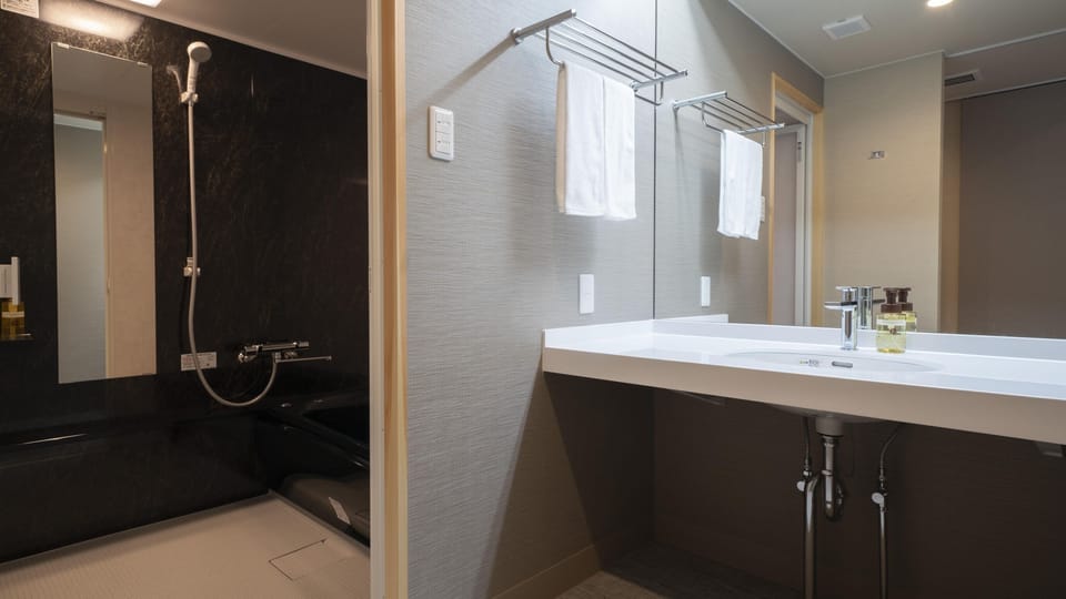Free toiletries, hair dryer, slippers, bidet