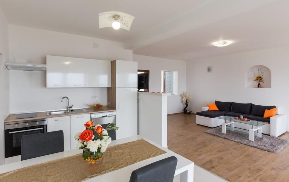 Apartment (One Bedroom Apartment with Terrace) | Living room | TV