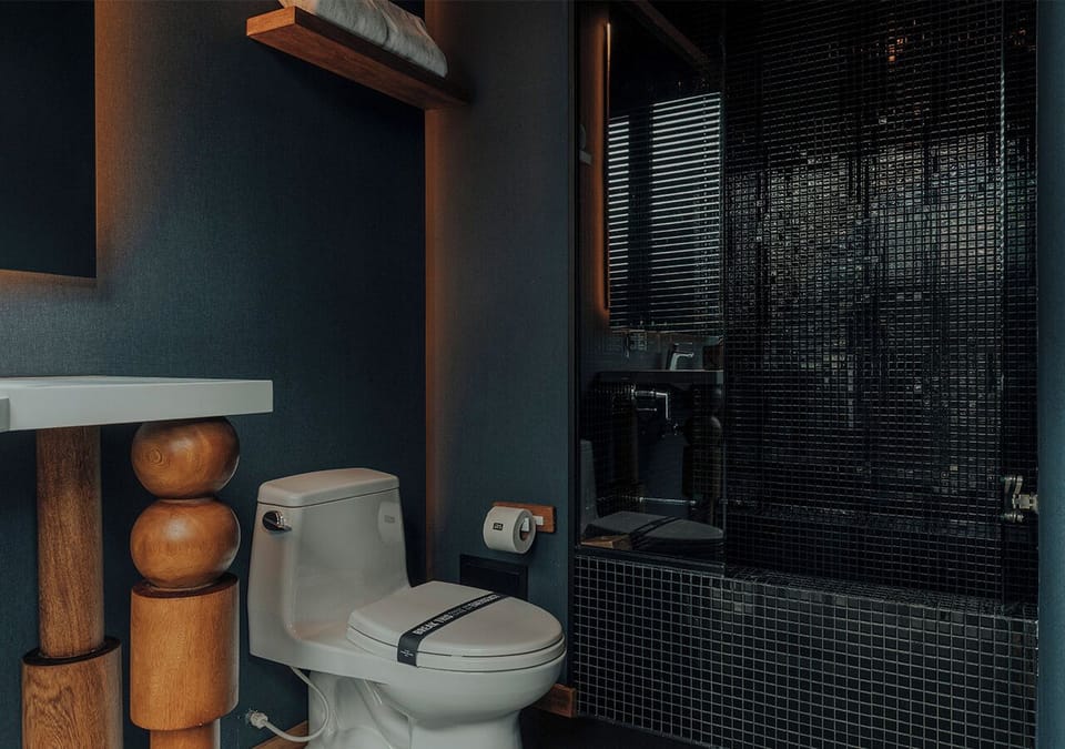 Junior Suite (L) | Bathroom | Shower, hair dryer, towels, soap