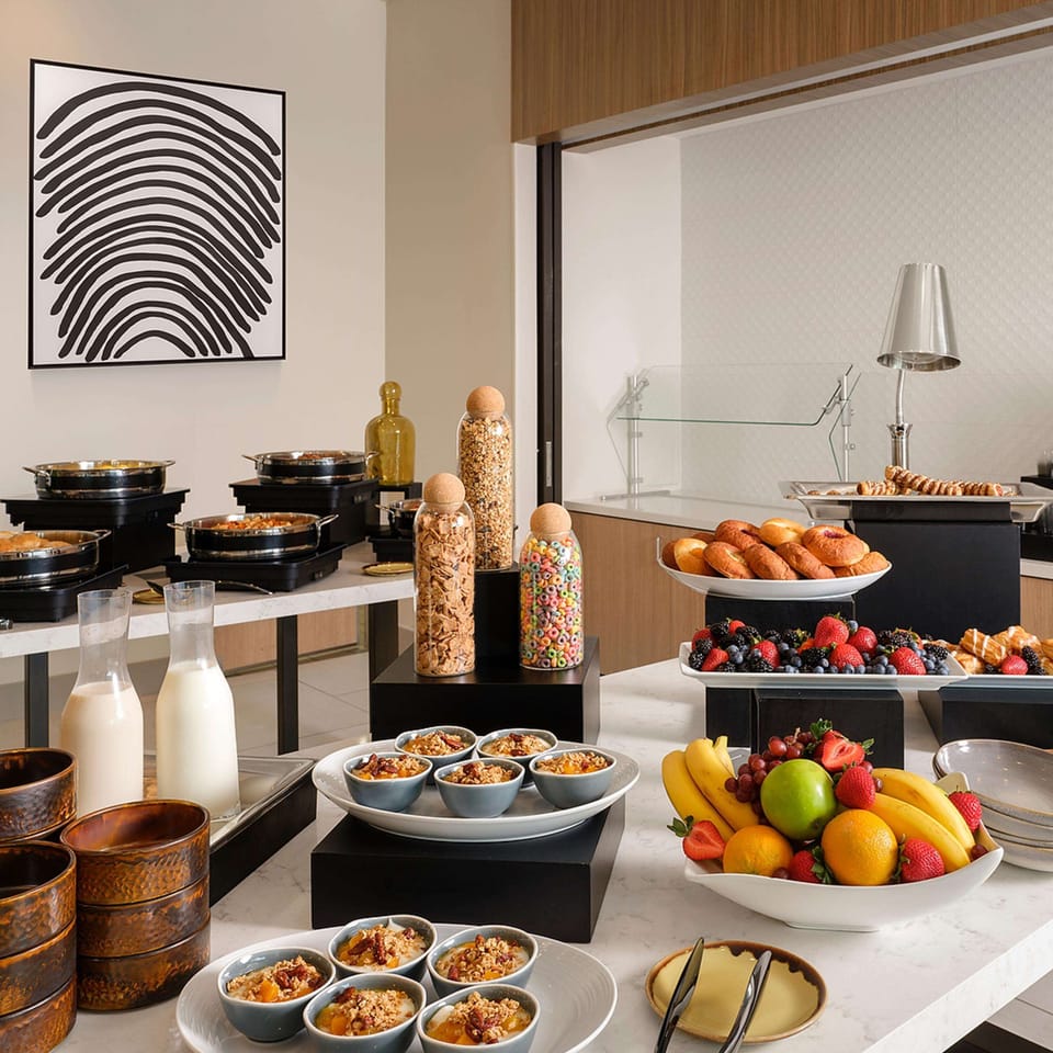 Daily cooked-to-order breakfast for a fee