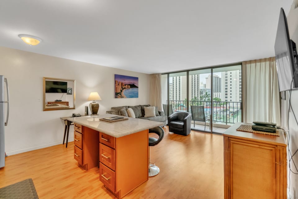 Condo, 1 Bedroom | 1 bedroom, laptop workspace, iron/ironing board, free WiFi