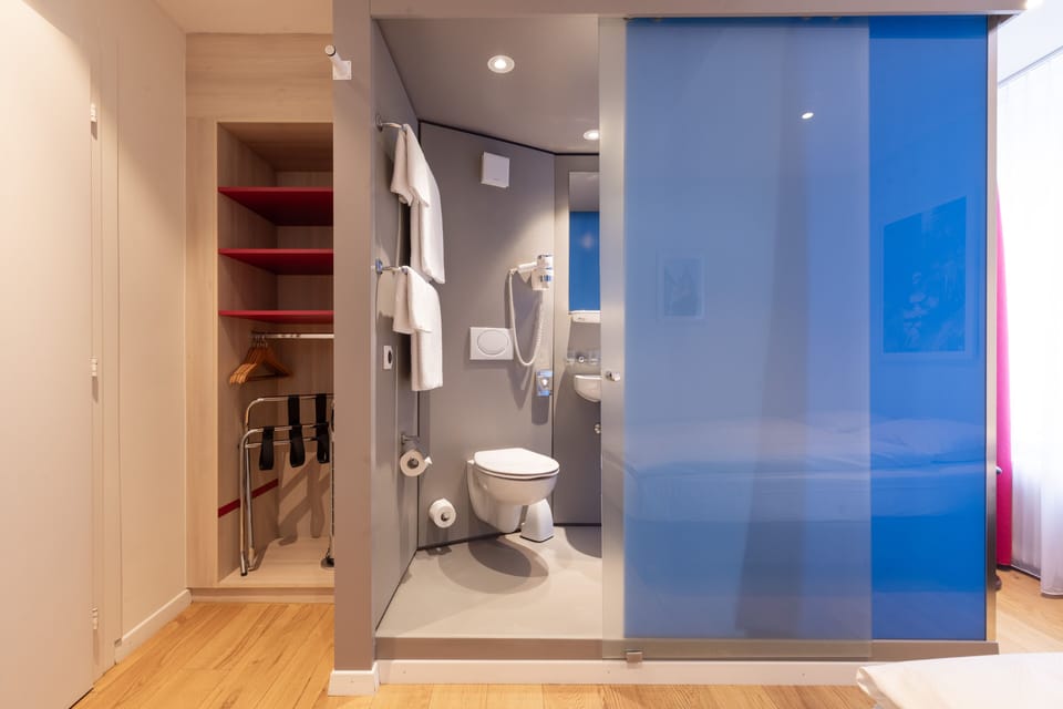 Double Room (Mini) | Bathroom | Eco-friendly toiletries, hair dryer, towels, soap