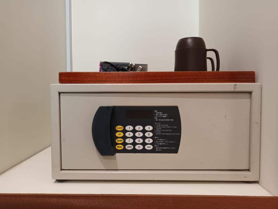 In-room safe, blackout drapes, iron/ironing board (on request)