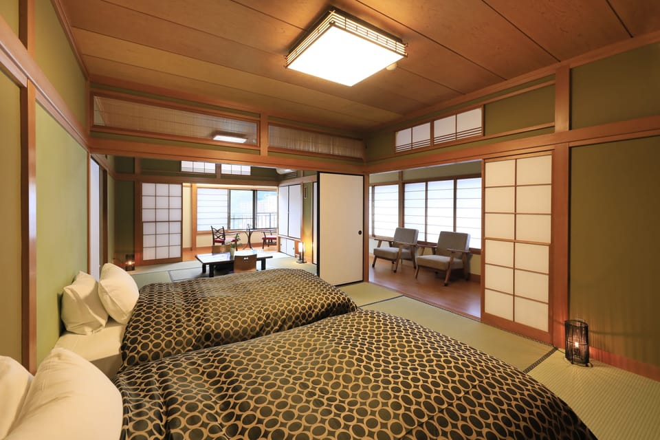Japanese Style Twin Room, Non Smoking | Free WiFi, bed sheets