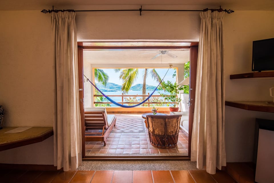 Linda Vista Suite Frente al Mar, 1 cama extragrande | Terrace/patio