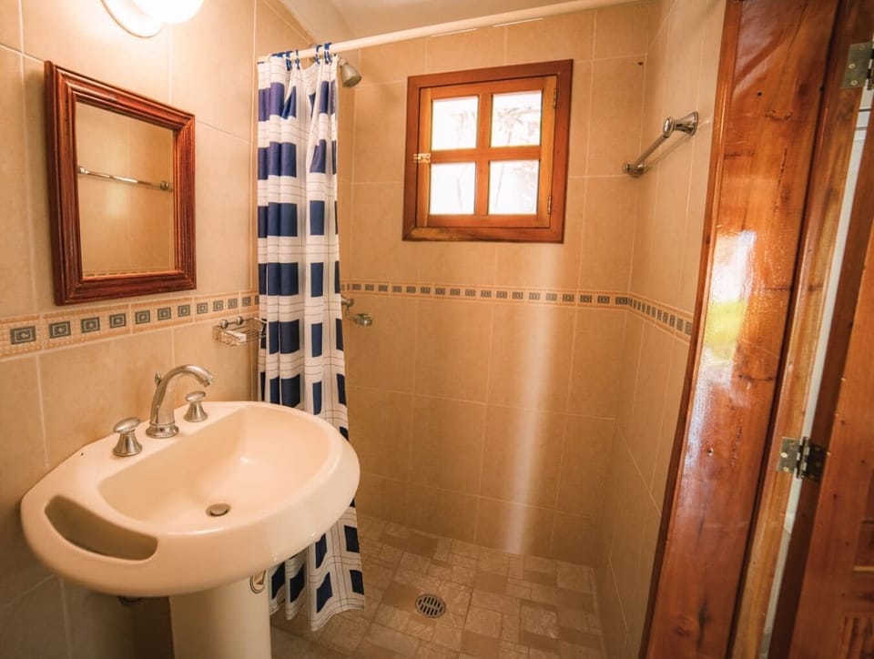 Studio, 1 King Bed, Kitchenette | Bathroom | Shower, free toiletries, towels