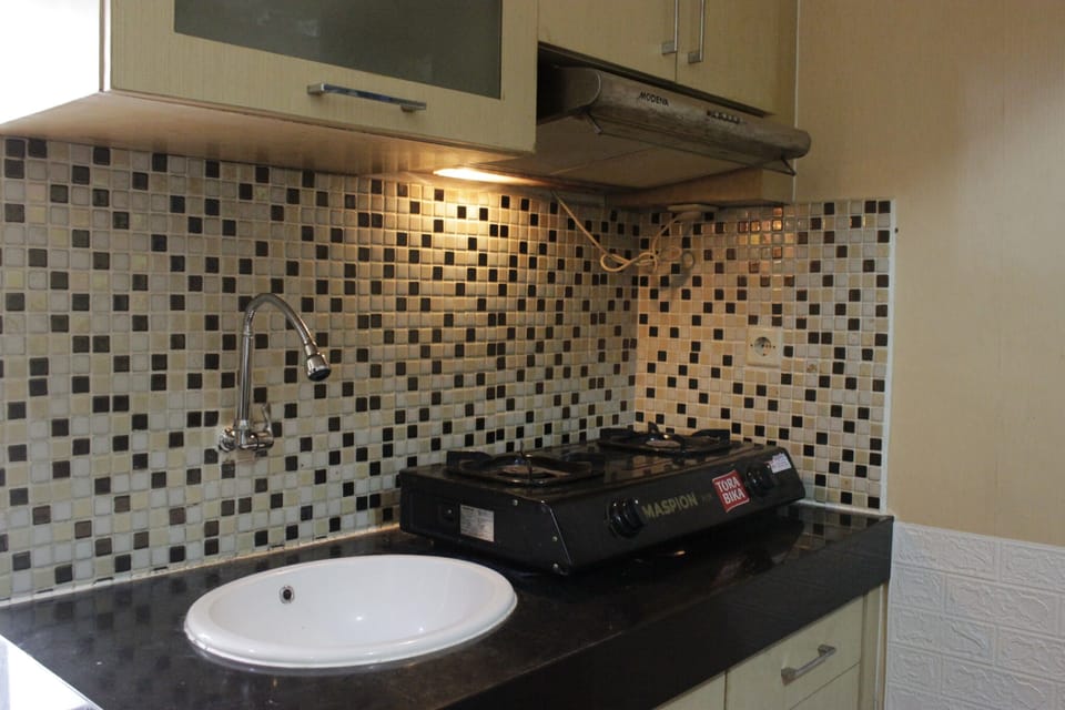 Apartment, Non Smoking, Kitchenette | Private kitchen | Fridge, stovetop, dishwasher, electric kettle