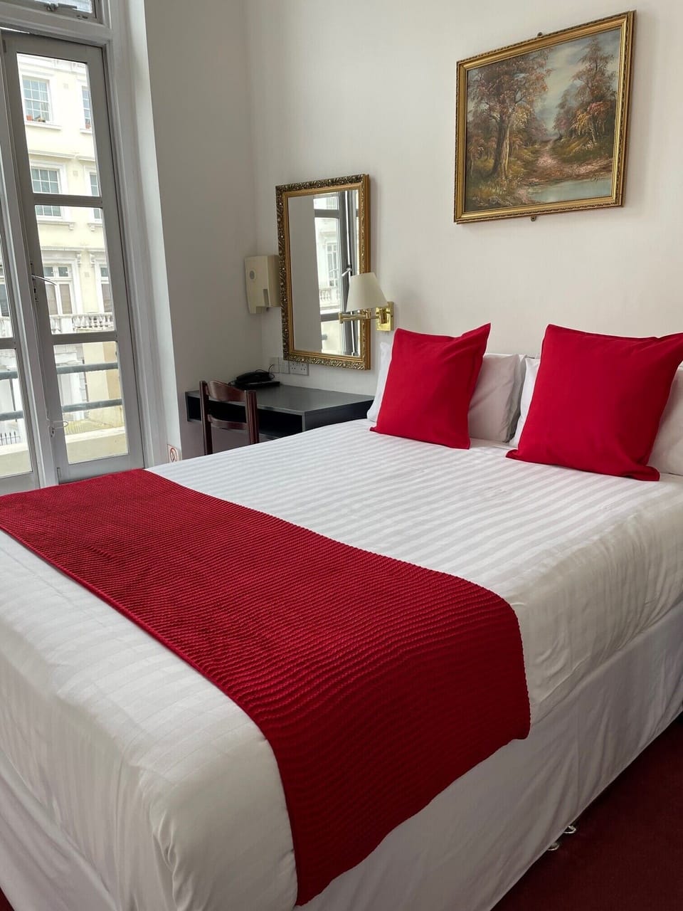Standard Double Room | Desk, iron/ironing board, bed sheets