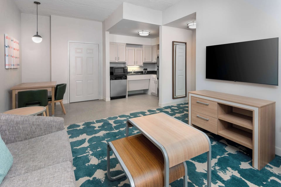 50-inch TV with cable channels, Netflix, foosball