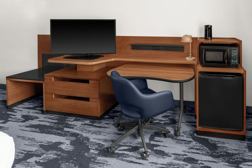 Premium bedding, individually decorated, individually furnished, desk