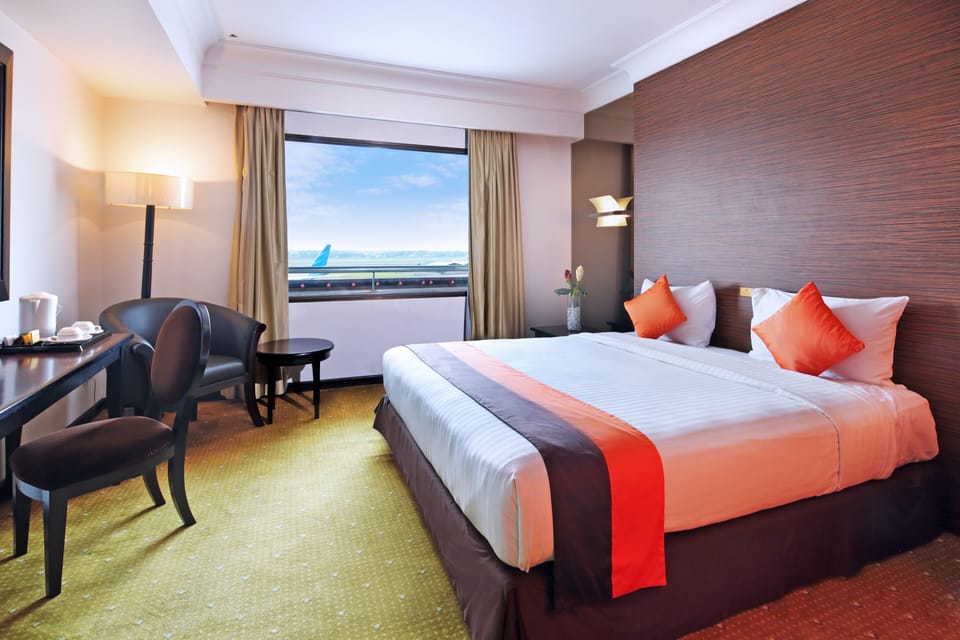 6 Hours use Between 9 AM - 6 PM | In-room safe, desk, laptop workspace, blackout drapes