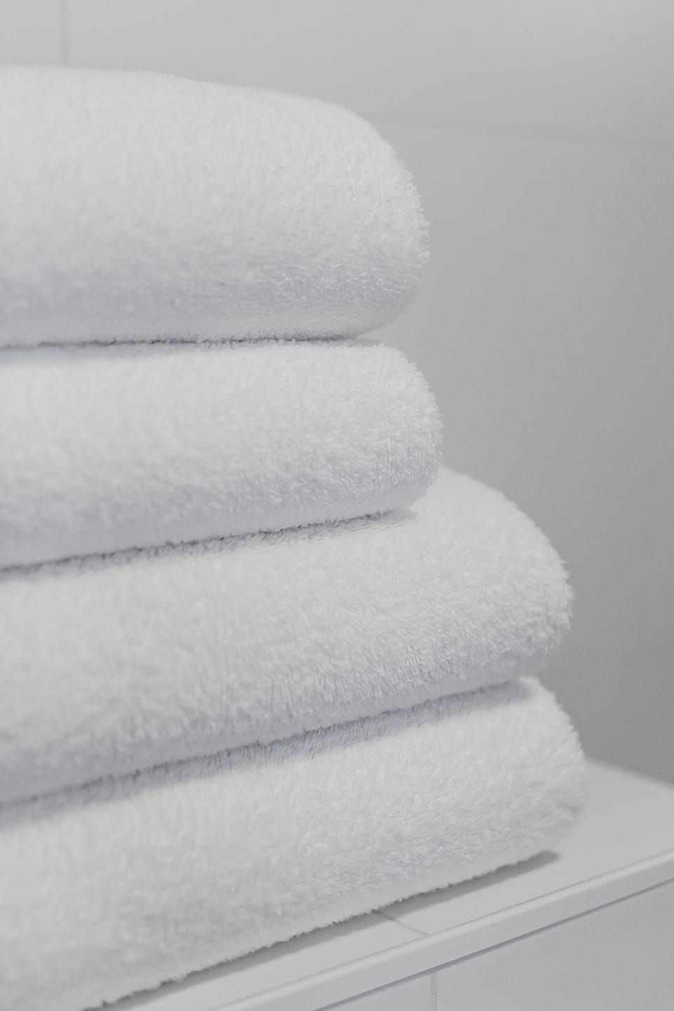 Hair dryer, towels