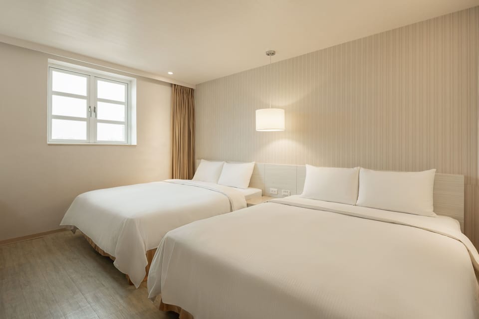 Quadruple Room, 2 Double Beds | Desk, blackout drapes, soundproofing, WiFi (free)