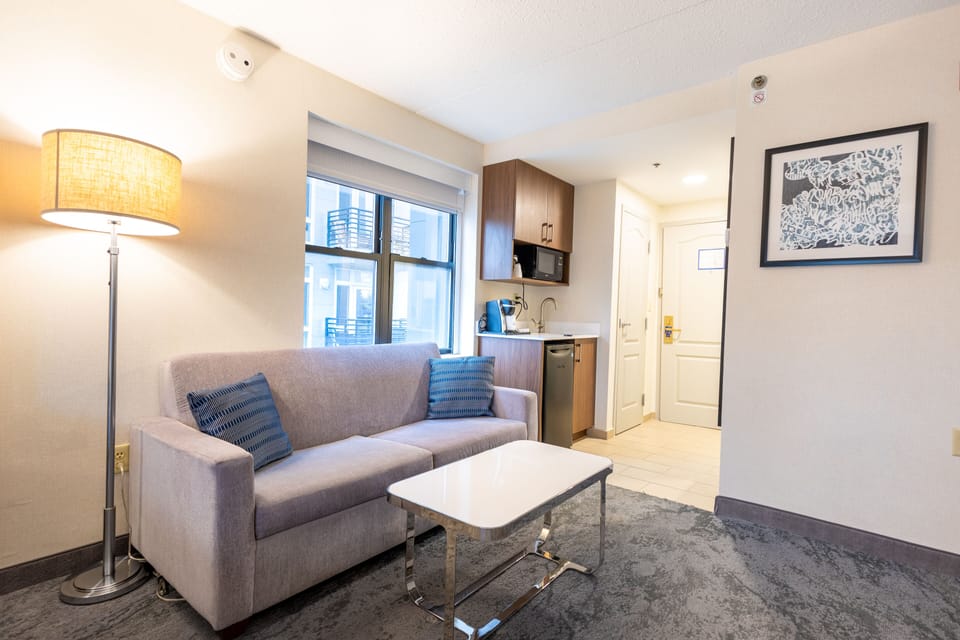 Studio Suite, 1 King Bed with Sofa bed (Additional Living Area) | Down comforters, in-room safe, desk, laptop workspace