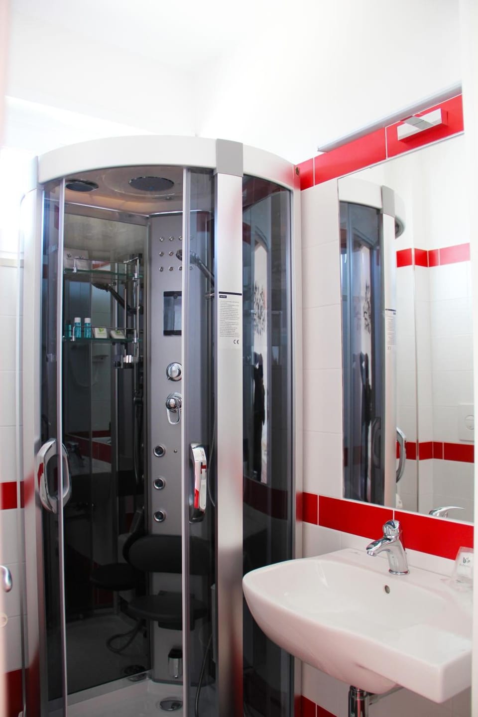 Free toiletries, hair dryer