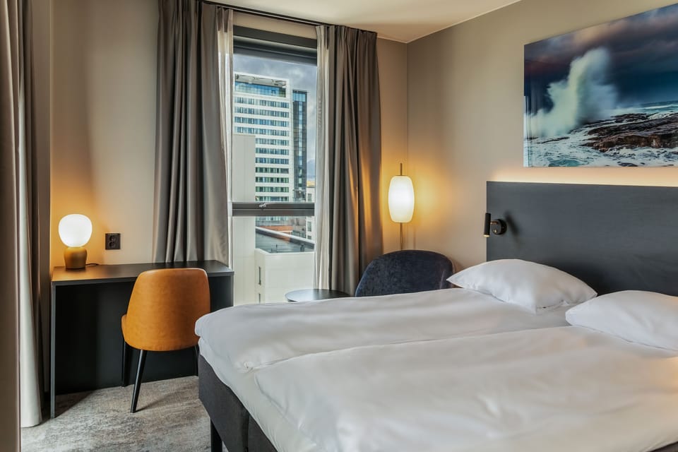 Standard Double Room, Non Smoking | Laptop workspace, iron/ironing board, bed sheets