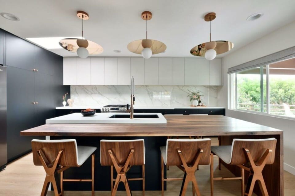 Villa | Private kitchen | Fridge, microwave, oven, stovetop